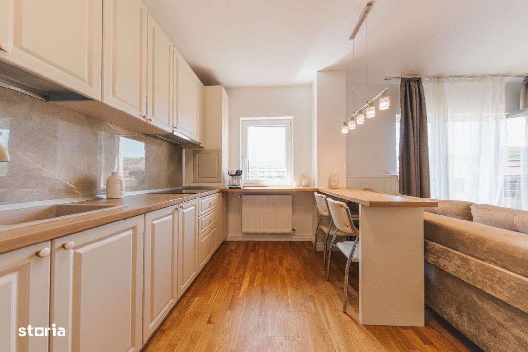 Apartament ultrafinisat, cu o terasa superba 50mp - Imagine principală: 4/8
