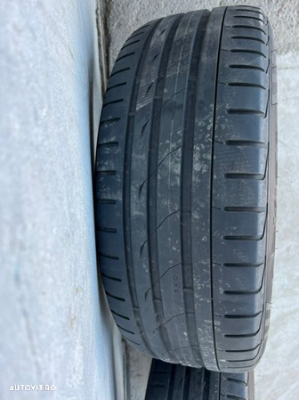 Jante Audi Q3Q5Q7 cu cauc 235/60/R18 Nokian vara dot 2015 6-7mm 8jx18et38 - 9