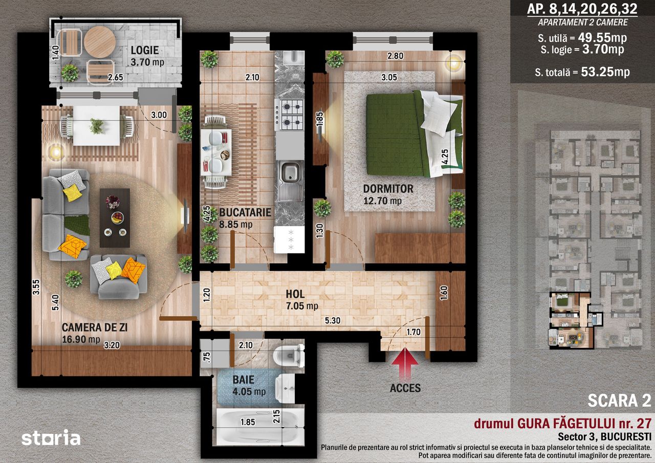 Apartament 2cam,Pret Promotional, Titan-Pallady