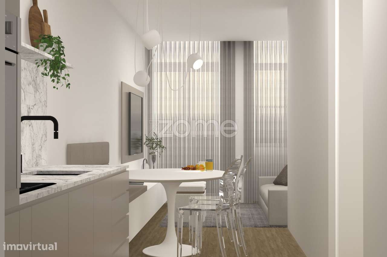 Apartamento T1 em S. Vitor, Braga - Grande imagem: 2/7