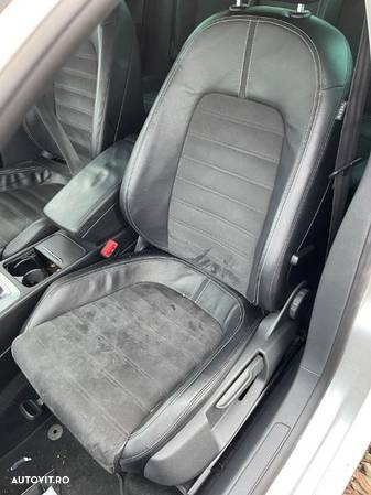 Interior din piele cu alcantara pe negru cu incalzire Vw Passat CC an 2009 - 2