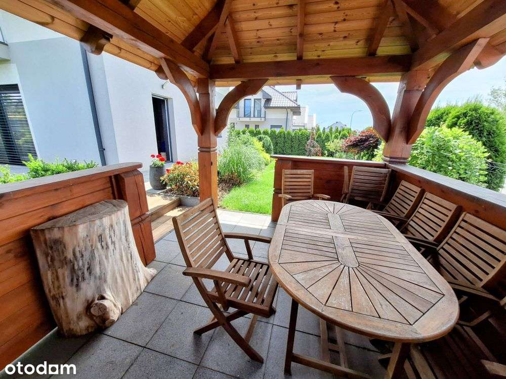 Piękny, nietuzinkowy, 5 pokoi, altana, garaż, pompa ciepła,super ogród-16