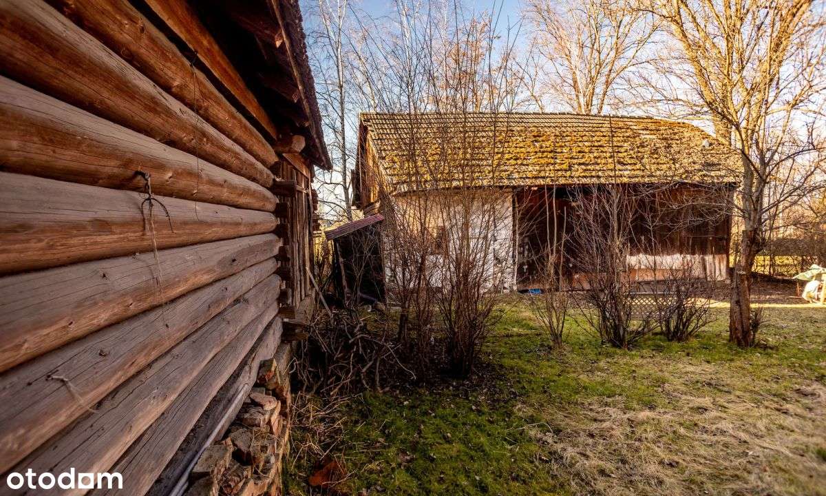 Drewniany dom ze stodołą w Krzeczowie - 5 min A4-6