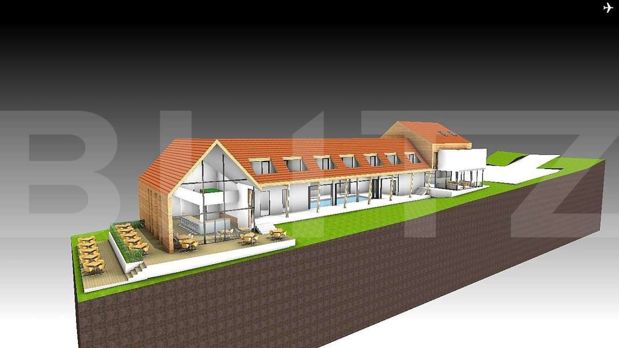 Teren intravilan cu suprafata de 1763 mp, cu autorizatie de constructi - Imagine principală: 2/5