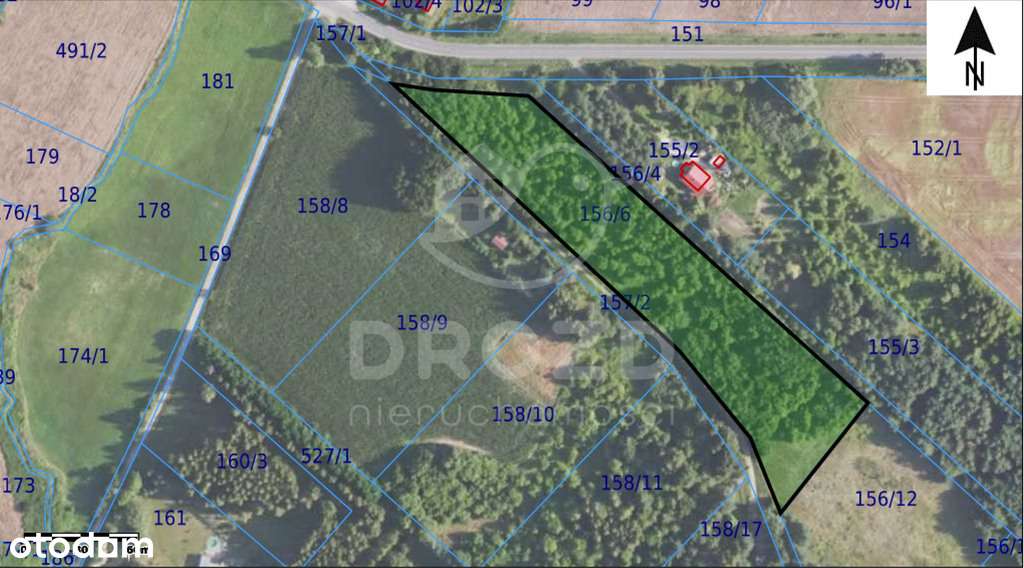 Działka zagrodowa RM/ 1, 33 ha/media/MPZP/bez prow-4