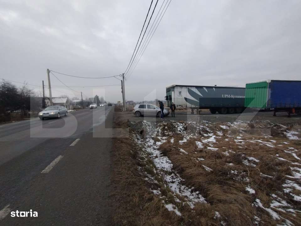 Teren intravilan 3995 mp, 22 m deschidere la DN17, zona Rusu Bargaului - Imagine principală: 4/4