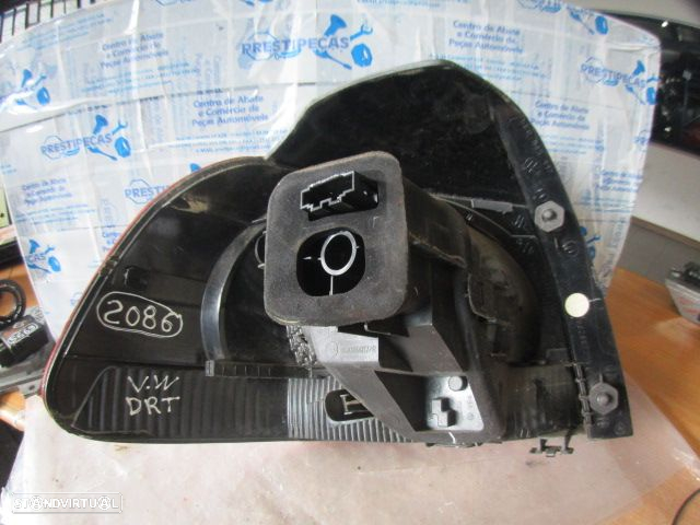 Farol Tras 5K0945096E 89091067 VW GOLF 6 2011 1.4I 80Cv 3P Preto DRT ORIGINAL - 2