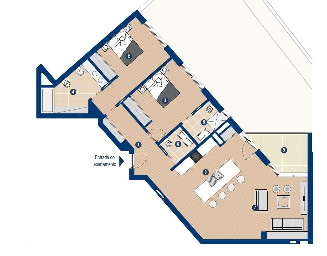 Apartamento T2, Praia da Rocha, Algarve-11