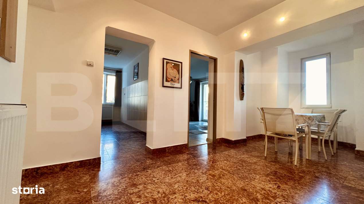 Apartament cu 3 camere, decomandat, etaj 3/4, dubla orientare, Rogeriu - Imagine principală: 5/8