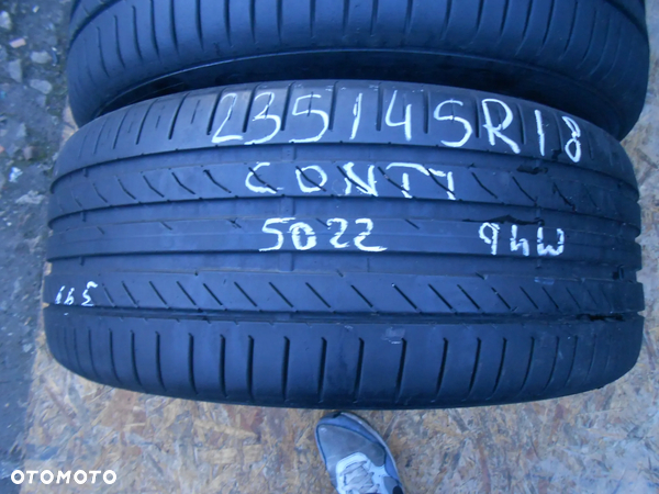 OPONY 235/45R18 CONTINENTAL CONTI SPORT CONTACT 5 DOT 2823 / 5022 7MM - 2