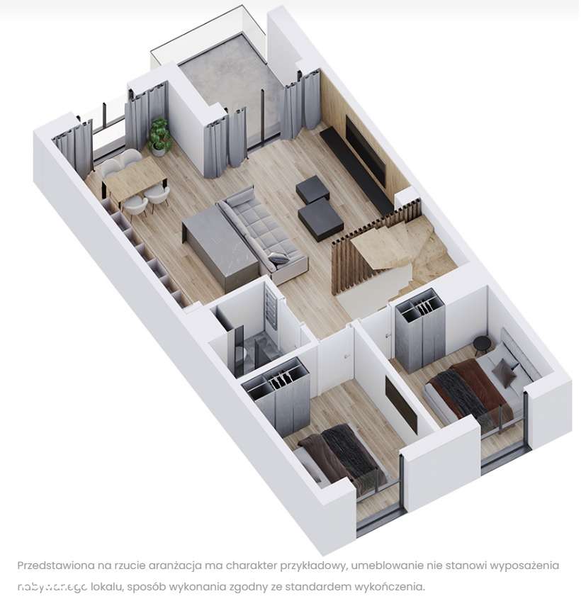 Rodzinny azyl na dwóch poziomach – 98 m² spokoju na kameralnym osiedlu - Pełny obrazek: 2/11