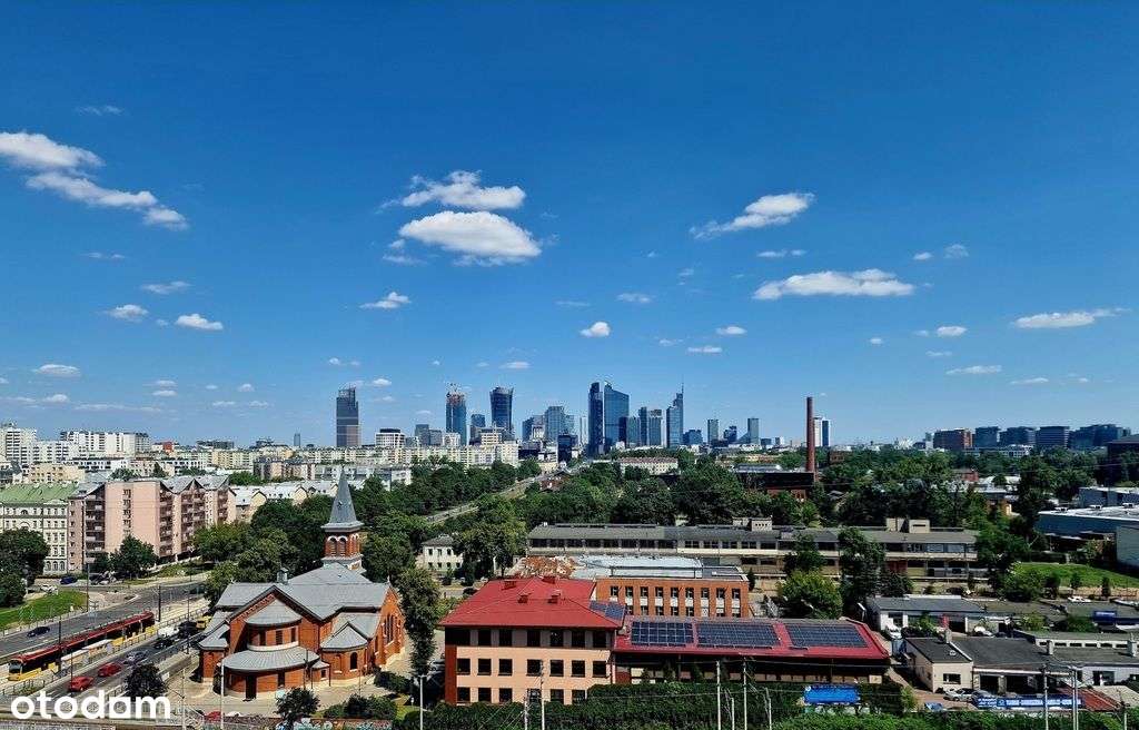 Apartament z widokiem na Warszawskie wieżowce-10