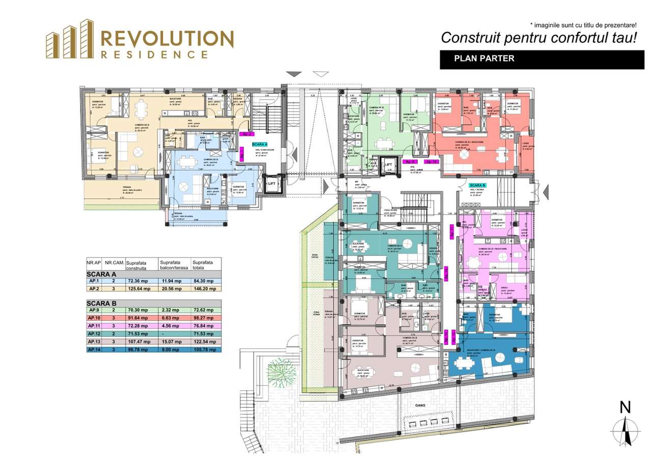 NEW! COMISION 0% - Apartamente cu 3 camere - Mihai Viteazu 5,Baia Mare-6