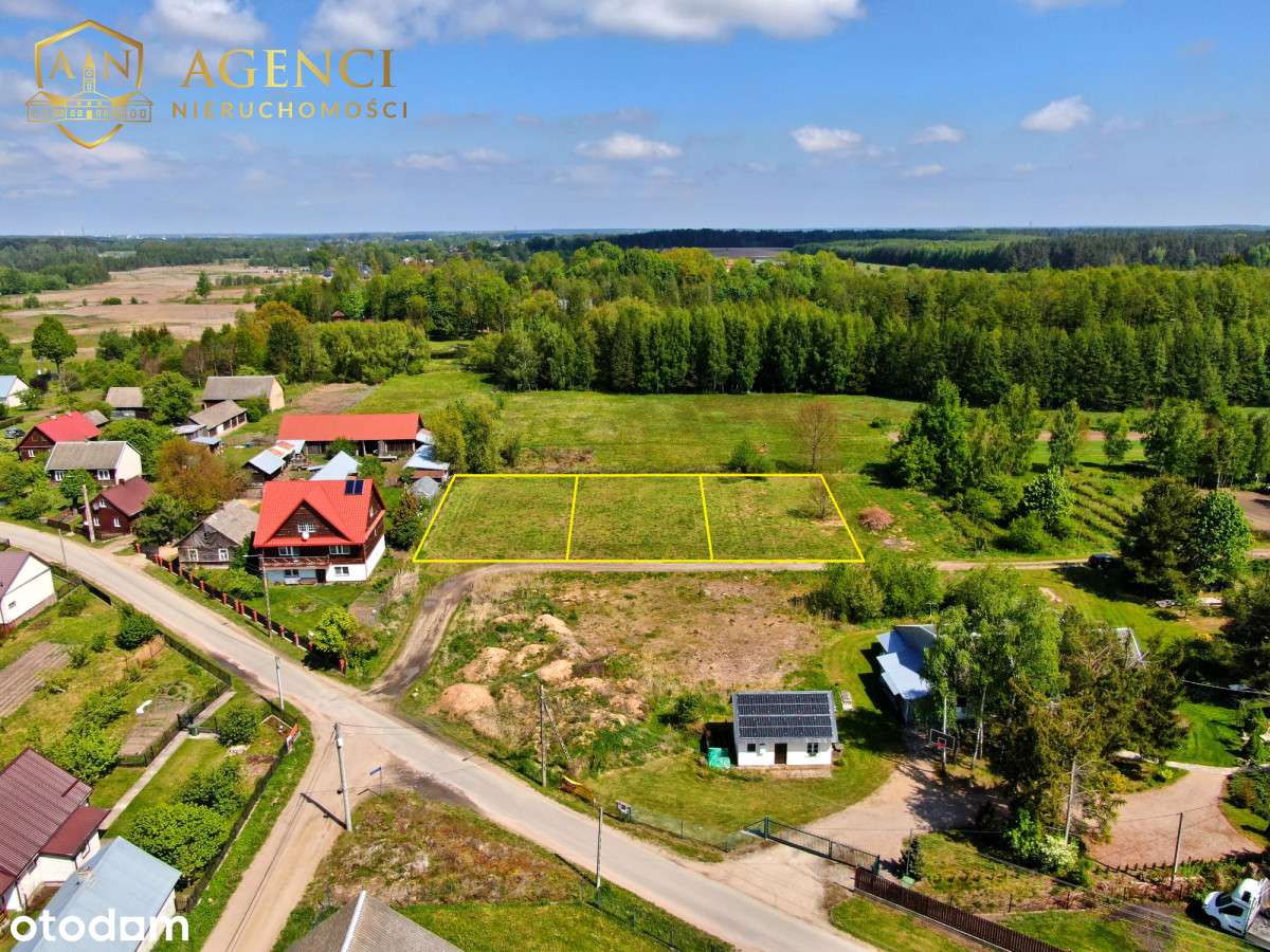 **Piękne Skrybicze**Pod Lasem**3 Działki** - Pełny obrazek: 1/5