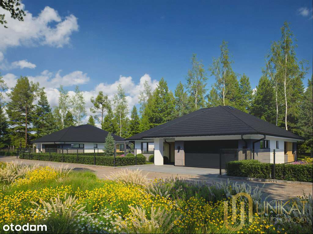 Dom Parterowy w otulinie lasu. Działka 1195m2-8