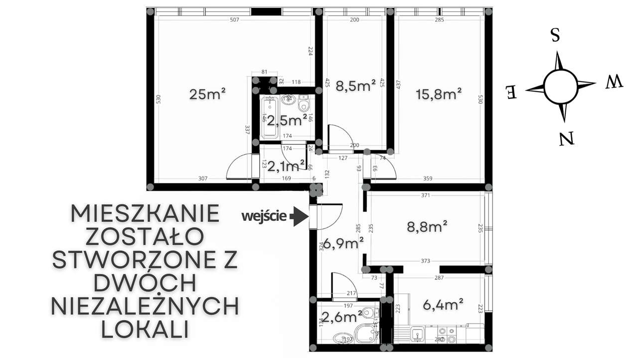Słoneczne i duże mieszkanie dla rodziny lub inwestora w Leśnej-14