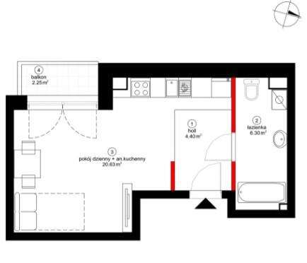Sulejówek,  1 pokój, blisko SKM - Pełny obrazek: 4/4