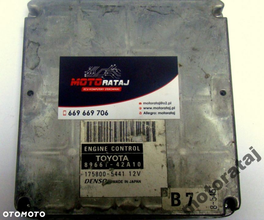 KOMPUTER TOYOTA 12V 1758-5441 89661-4210 B7 - 1