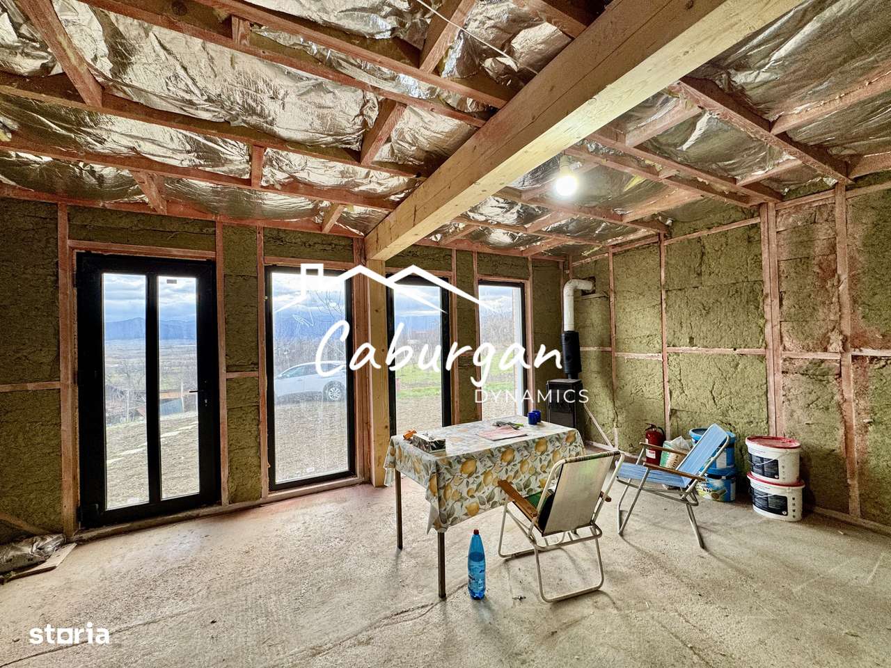 Cabana cu 3 camere, 600mp teren, izolatie cu vata minerala, Cristian-1