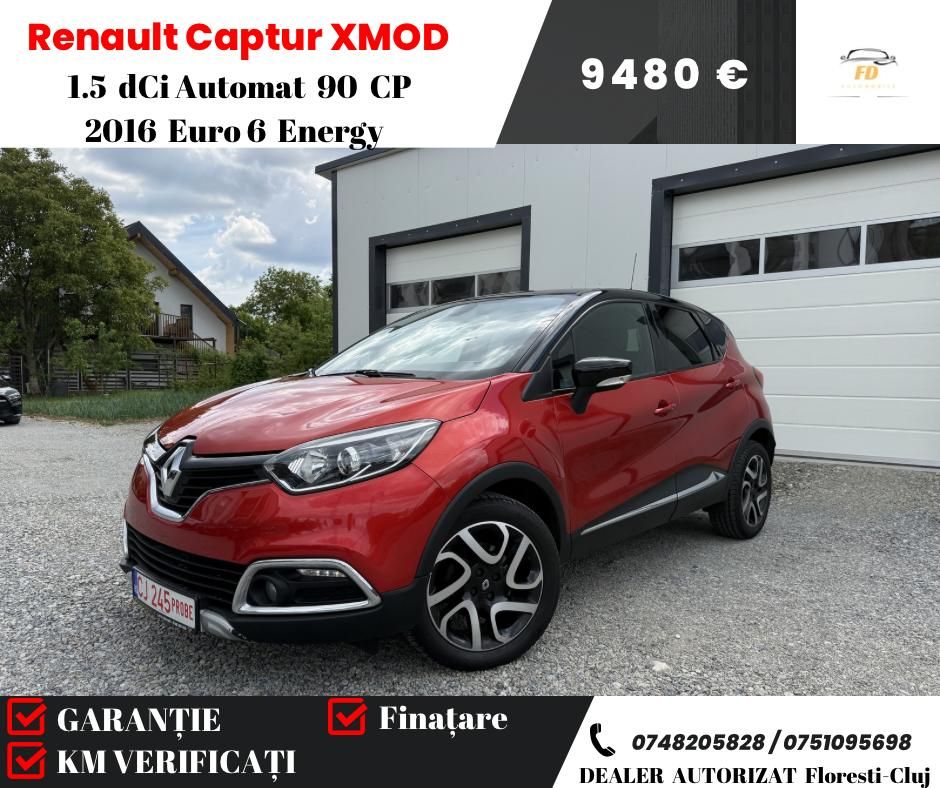 Renault Captur / QM3 I [2013 - 2019] ENERGY dCi 90 EDC XMOD 2016