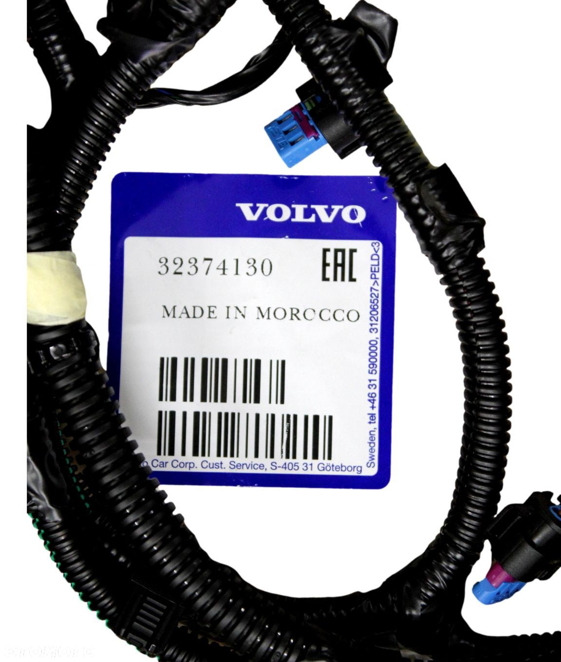 VOLVO XC60 II wiazka instalacja przedni zderzak OE - 2