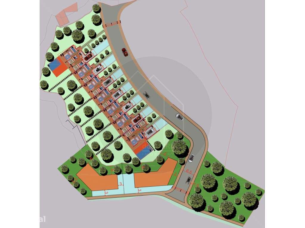 Terreno com Projeto Aprovado para 7 Moradias Térreas - Pronto a Con... - Grande imagem: 4/12
