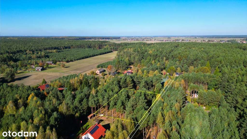 Działka budowlana 1200m² nieopodal rzeki Pilicy - Pełny obrazek: 1/3