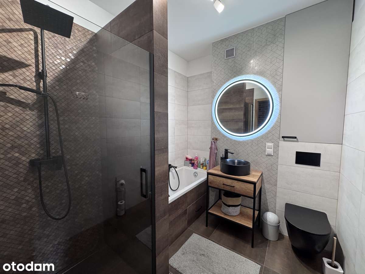 Nowoczesny dom szeregowy, Murowaniec | 134 m² | ogród, garaż-8