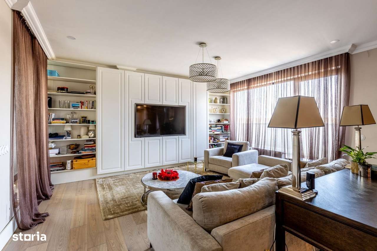 Penthouse Trastevere, complex cu piscina si gym-0