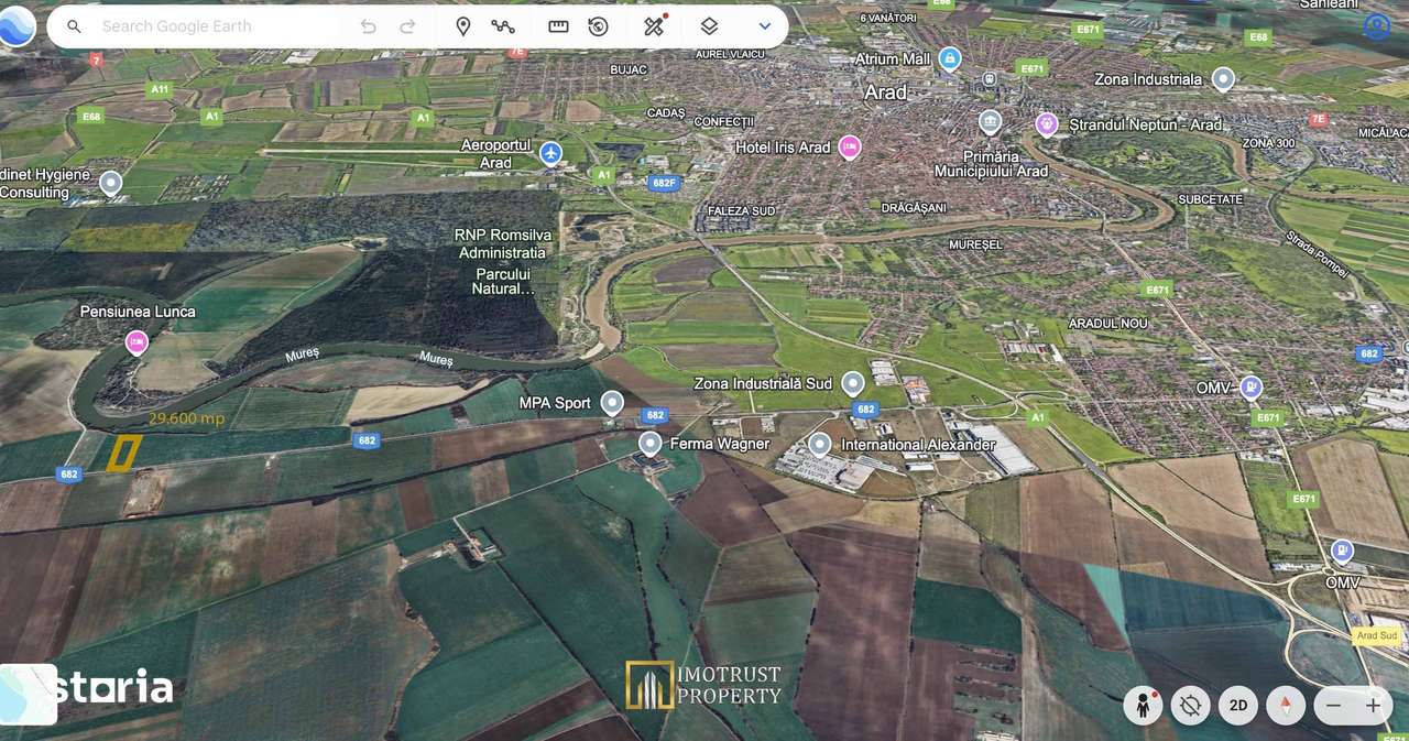 Teren industrial 29.600 mp – acces direct la Autostrada A1, Arad - Imagine principală: 2/4