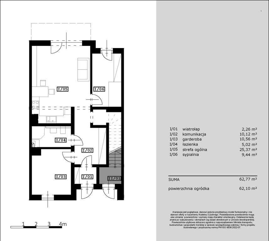Piękne mieszkanie z ogrodem, 3 pokoje, Beskidzka - Pełny obrazek: 4/20