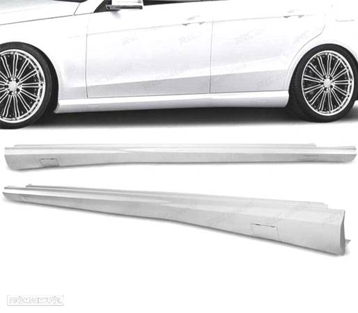 EMBALADEIRAS LATERAIS LOOK AMG PARA MERCEDES CLASE E W212 09-13 BERLINA​​​​​​​ KOMBI - 1