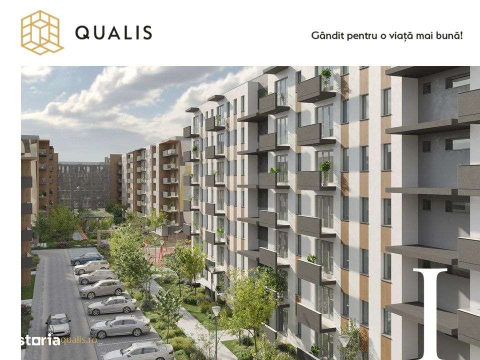 Qualis I: Apartament 2 camere, 57 mp, parcare inclusa-5