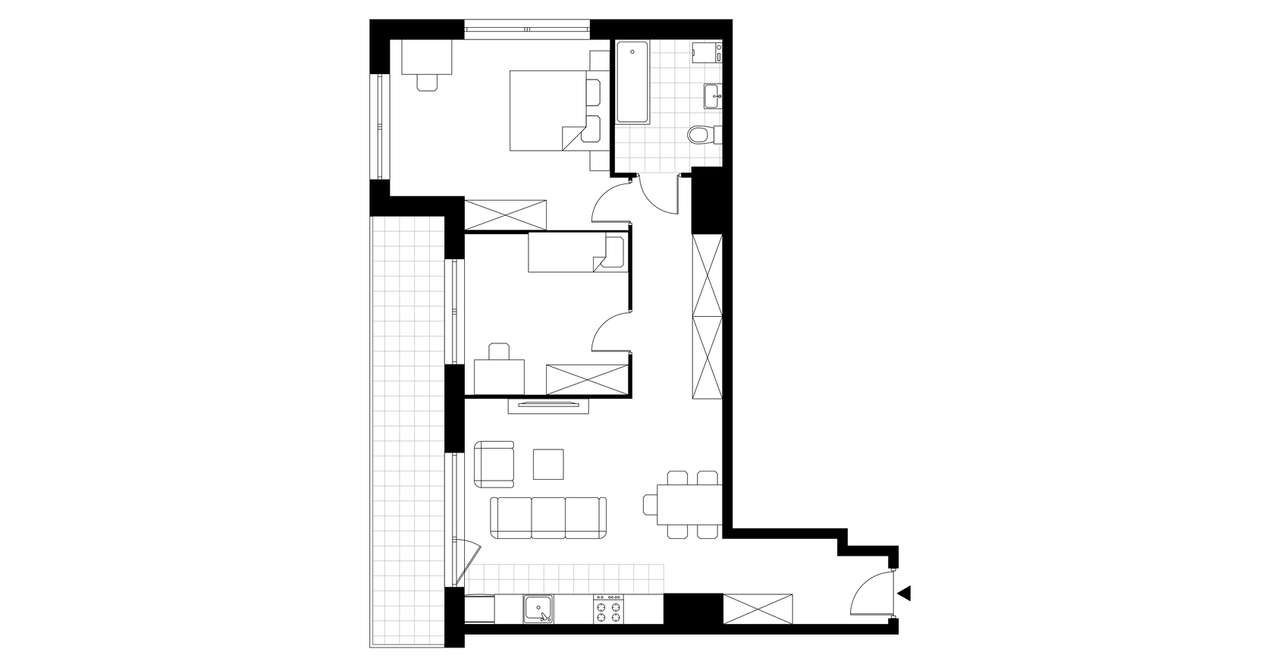 3-pokojowe mieszkanie 67m2 + loggia Bez Prowizji - Pełny obrazek: 3/8