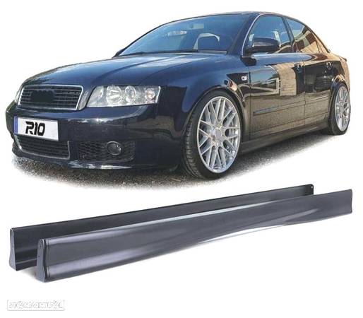 EMBALADEIRAS LATERAIS PARA AUDI A4 8E B6 00-04 LOOK RS - 1