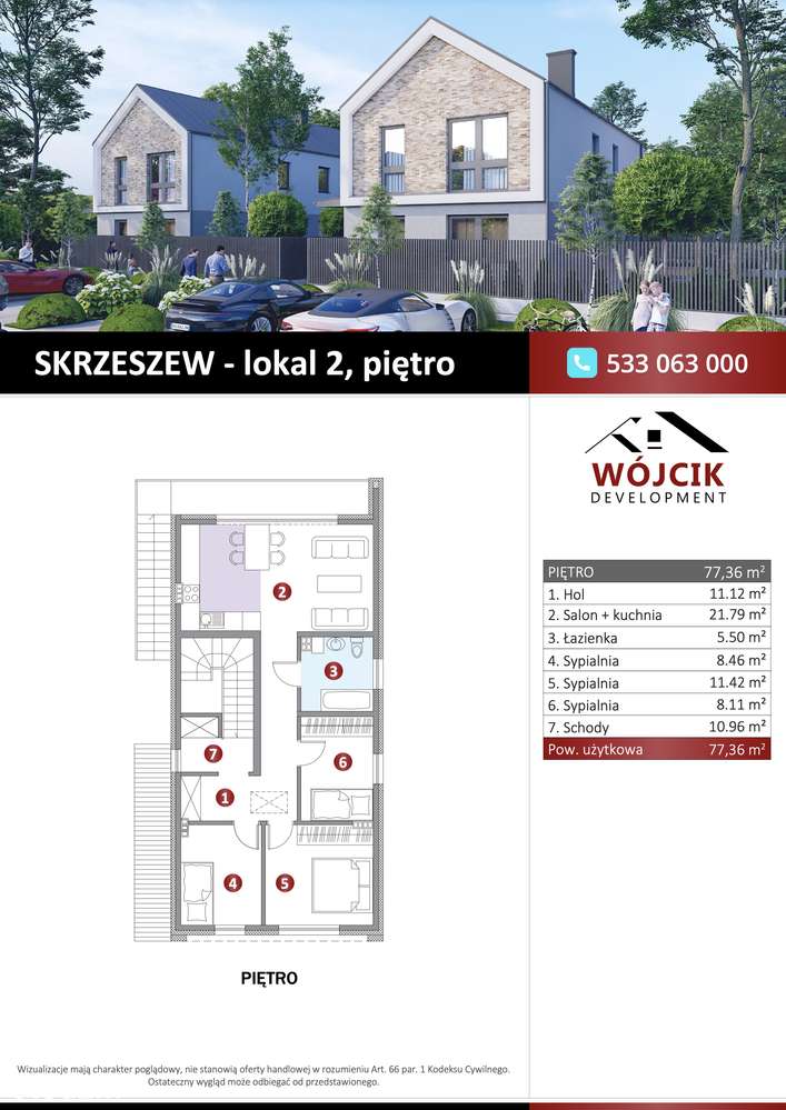 Mieszkania bezczynszowe z ogrodem Skrzeszew-4