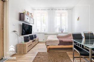 Umeblowana kawalerka na parterze w centrum Koła - Pełny obrazek: 4/11