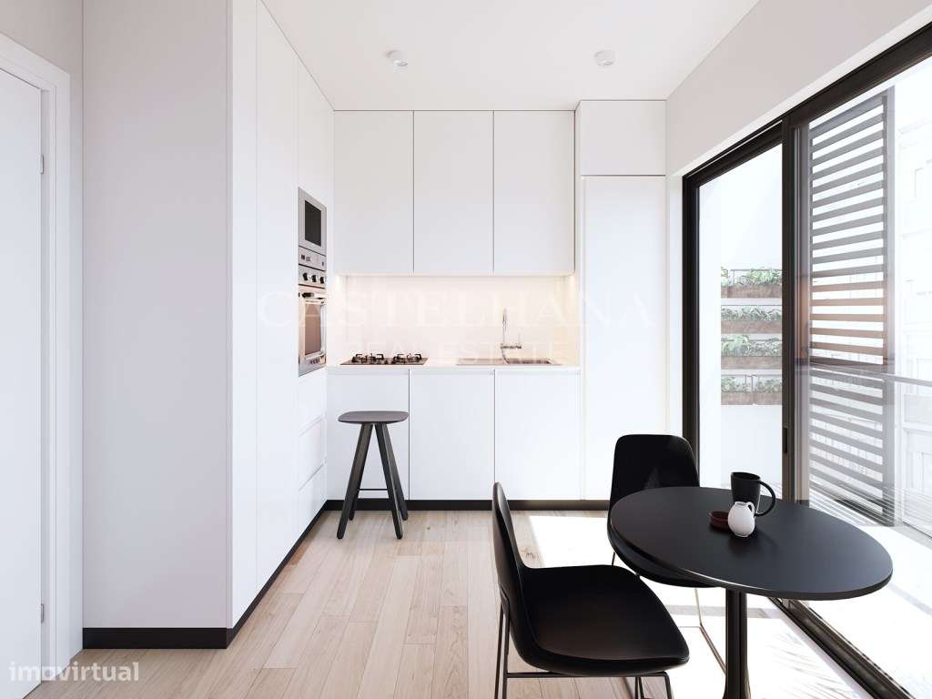 Penthouse T4 com varanda em novo empreendimento em Cacilhas - Grande imagem: 4/18