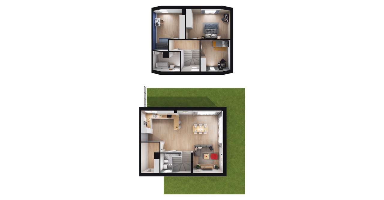 4-pokojowy dom 111m2 + ogródek Bez Pośredników - Pełny obrazek: 2/8