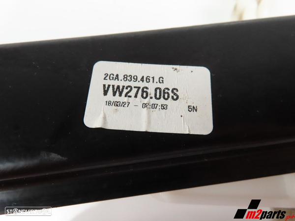 Elevador da Porta sem Motor Esquerdo/Trás Seminovo/ Original VW T-ROC (A11) 2G48... - 3