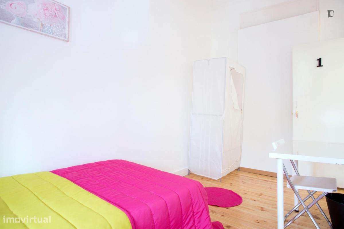 Quarto - localizado em Saldanha Lisbon - Grande imagem: 5/6