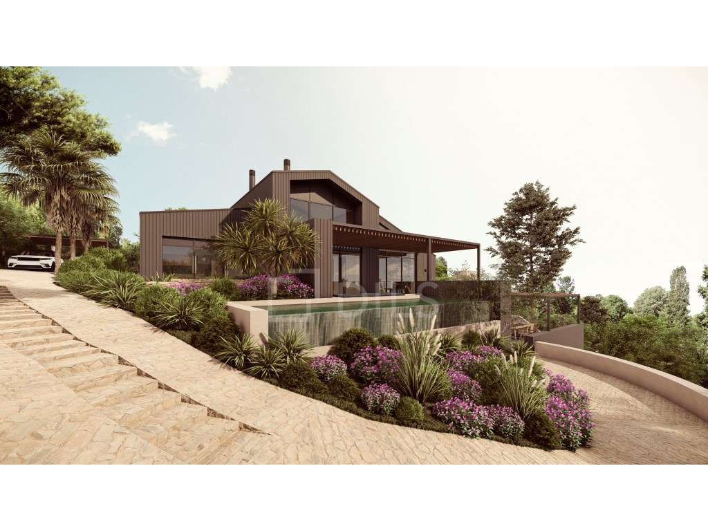 Moradia T4 em Colares, Sintra, com vista mar e piscina-10