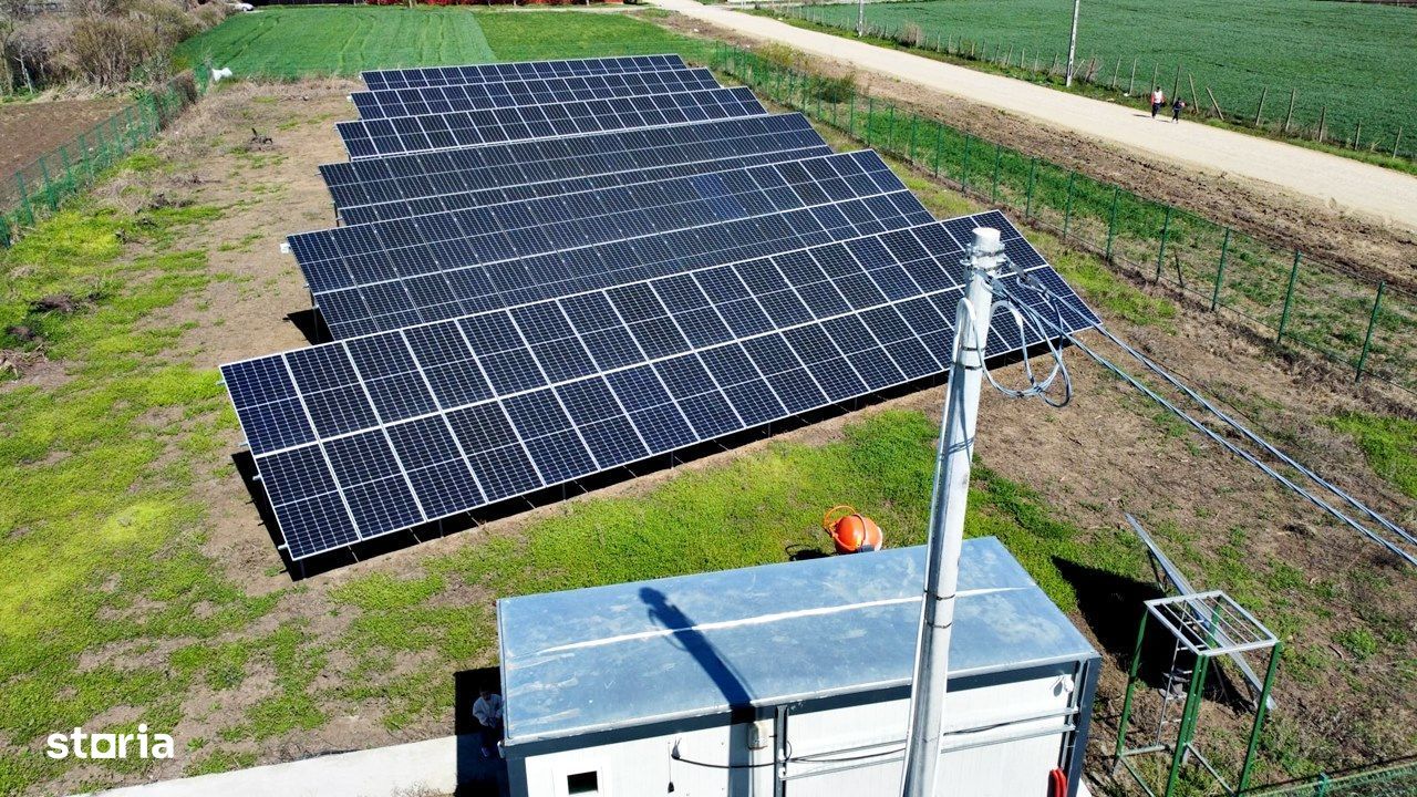 Parc FOTOVOLTAIC 100 kw - contract activ/ MOVILITA/ Teren 2500 mp