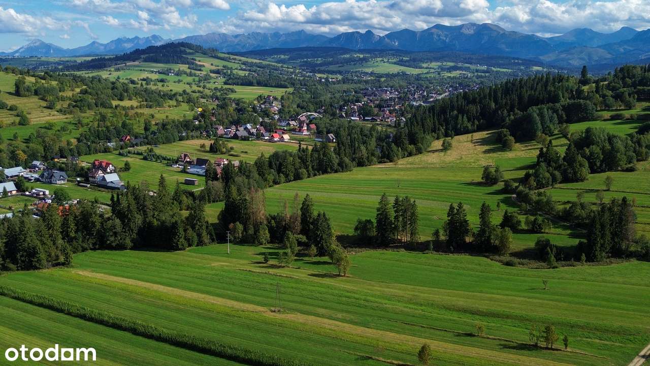 Budowlana działka z widokiem na Tatry, idealne wymiary pod dom.-2