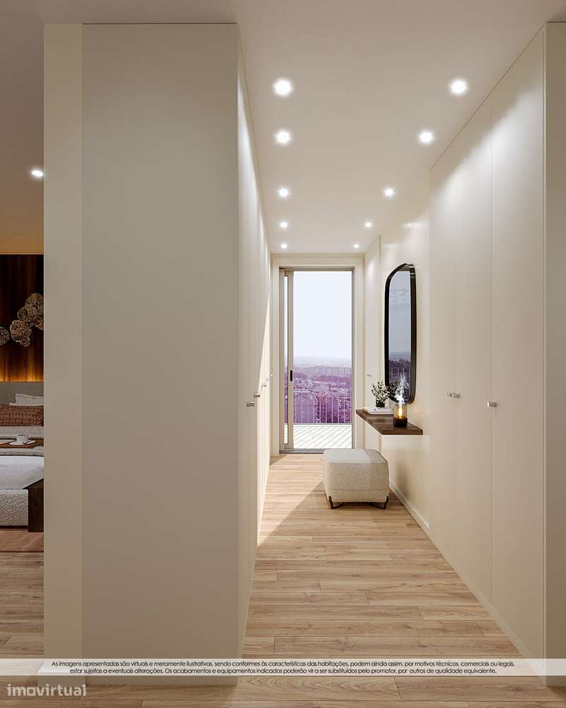 T2 Novo com Terraço (13,87m2) com vistas para o Parque em Canidelo.-28