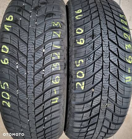 205/60r16 (W632/23)01 2szt 7/8mm N Blue 4Season NEXEN 2021r CAŁOROCZNE - 1