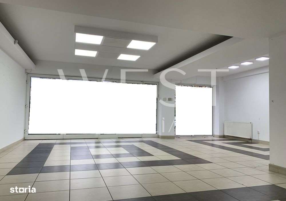 Spatiu Comercial 166mp! Vitrina! Finisat! Semicentral! Str. Bucuresti! - Imagine principală: 2/6
