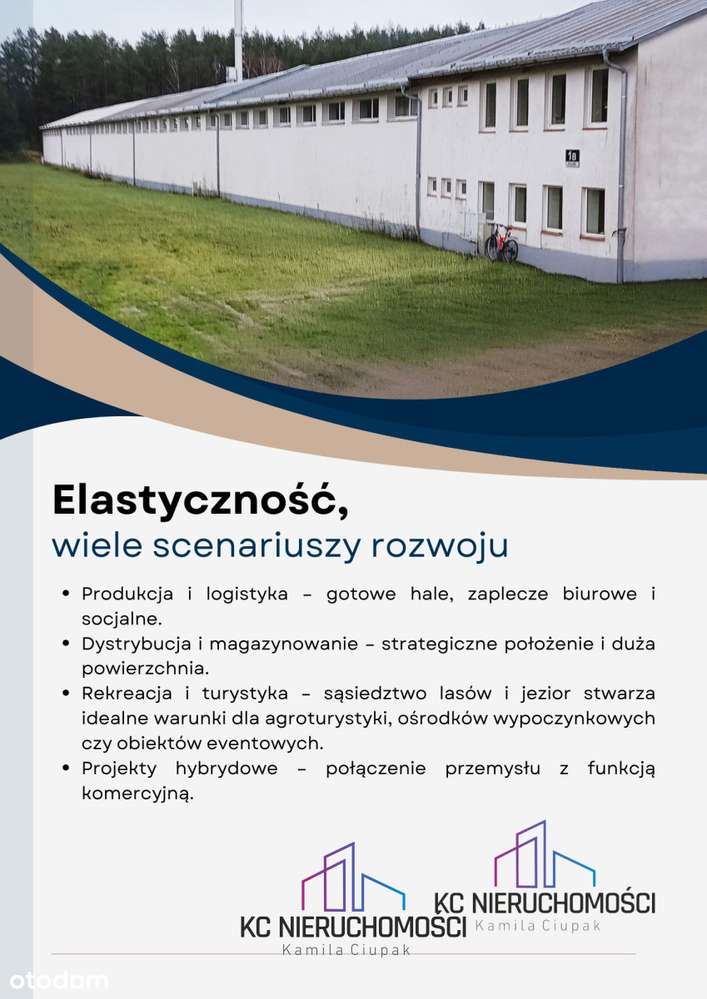 Zakład przemysłowy – hala 1590 m² + działka 1,8 ha-3