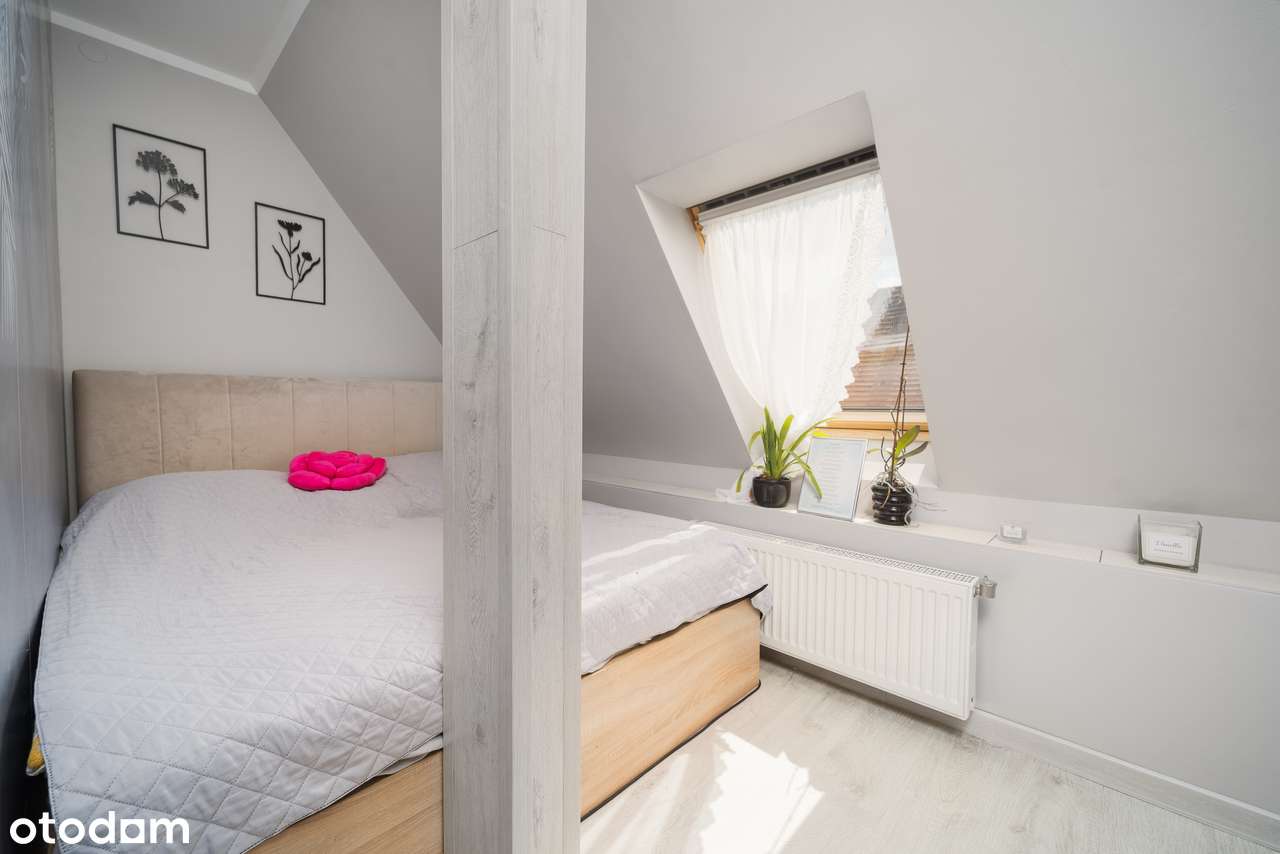 NOWA CENA! Mieszkanie z ogródkiem, garażem i poddaszem – 280 000 zł - Pełny obrazek: 4/13