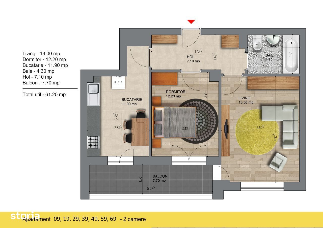 Apartament 2 camere premium, metrou Berceni - 2min.